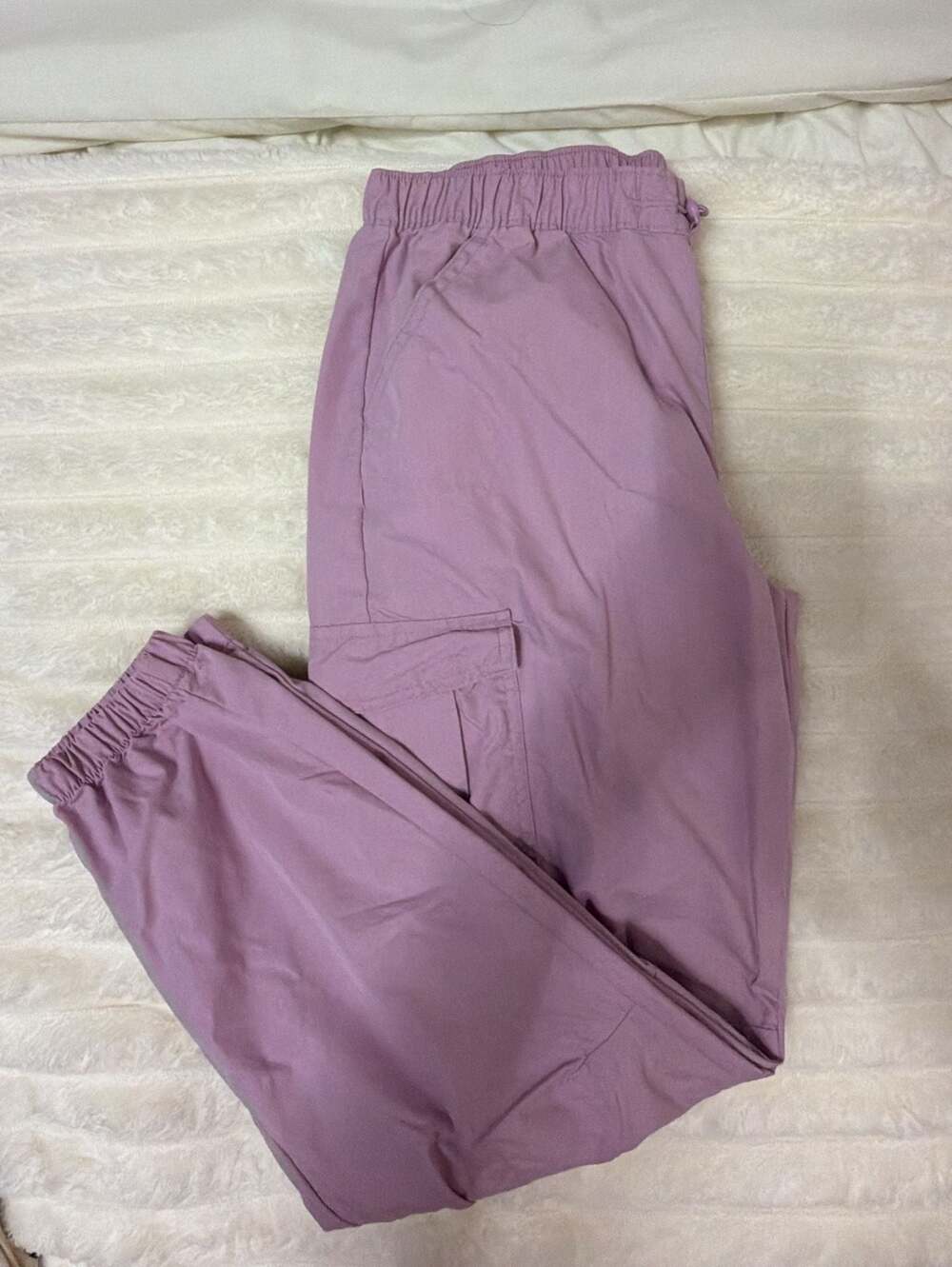 Cat & Jack Kids Girls Purple Cargo Jogger Pants Size XL 14